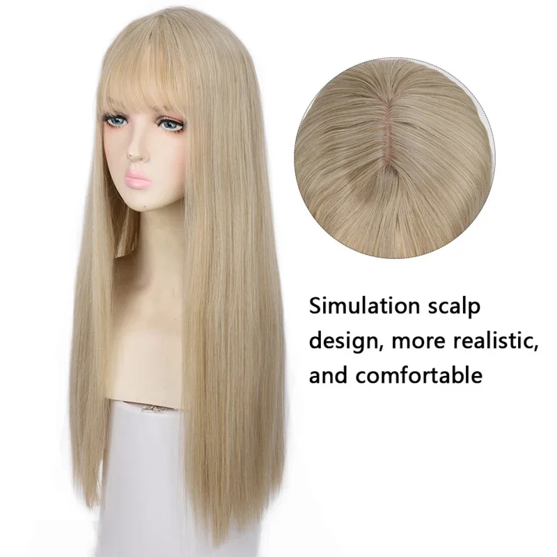 Cosplay Anime Black Hair - 2026 Houyan synthetic long straight hair