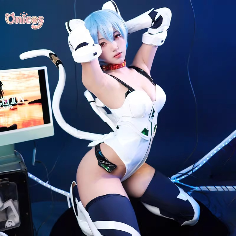 Ayanami Rei Cat Ear Anime Cosp - đánh giá và giá Anime Cosplay Girl Costume
