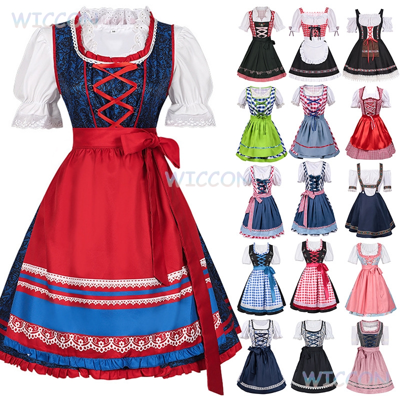 2025 New Oktoberfest Dirndl Dr - đánh giá và giá Anime Cosplay Plus Size