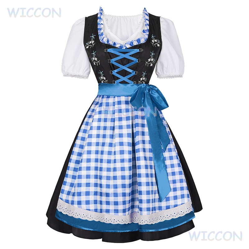 2025 New Oktoberfest Dirndl Dr - đánh giá và giá Anime Cosplay Plus Size