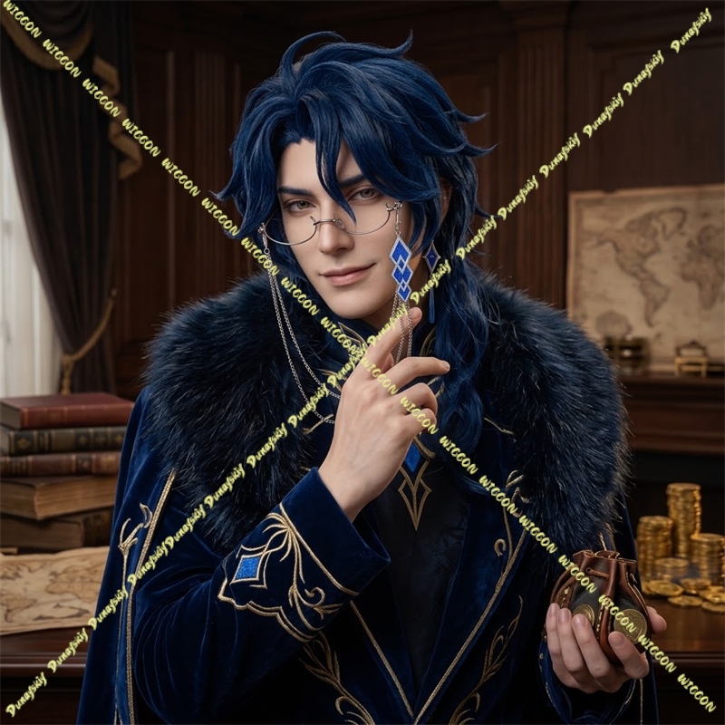 Game Genshin Impact Pantalone  - đánh giá và giá Cosplay Anime Black Hair