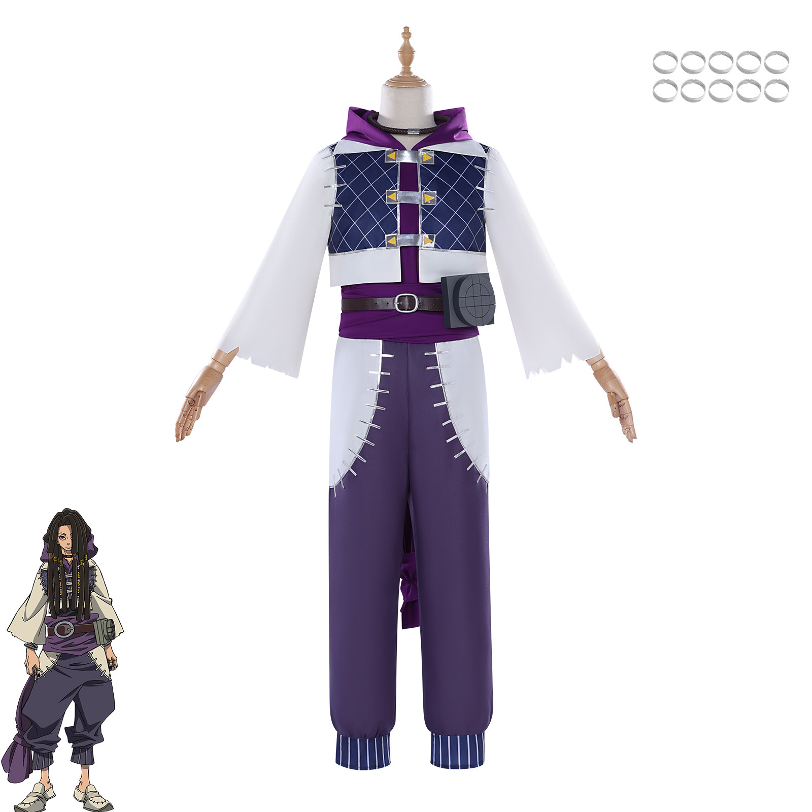 Jaba Cosplay Costume from Yomi - đánh giá và giá Anime Cosplay Outfits Male
