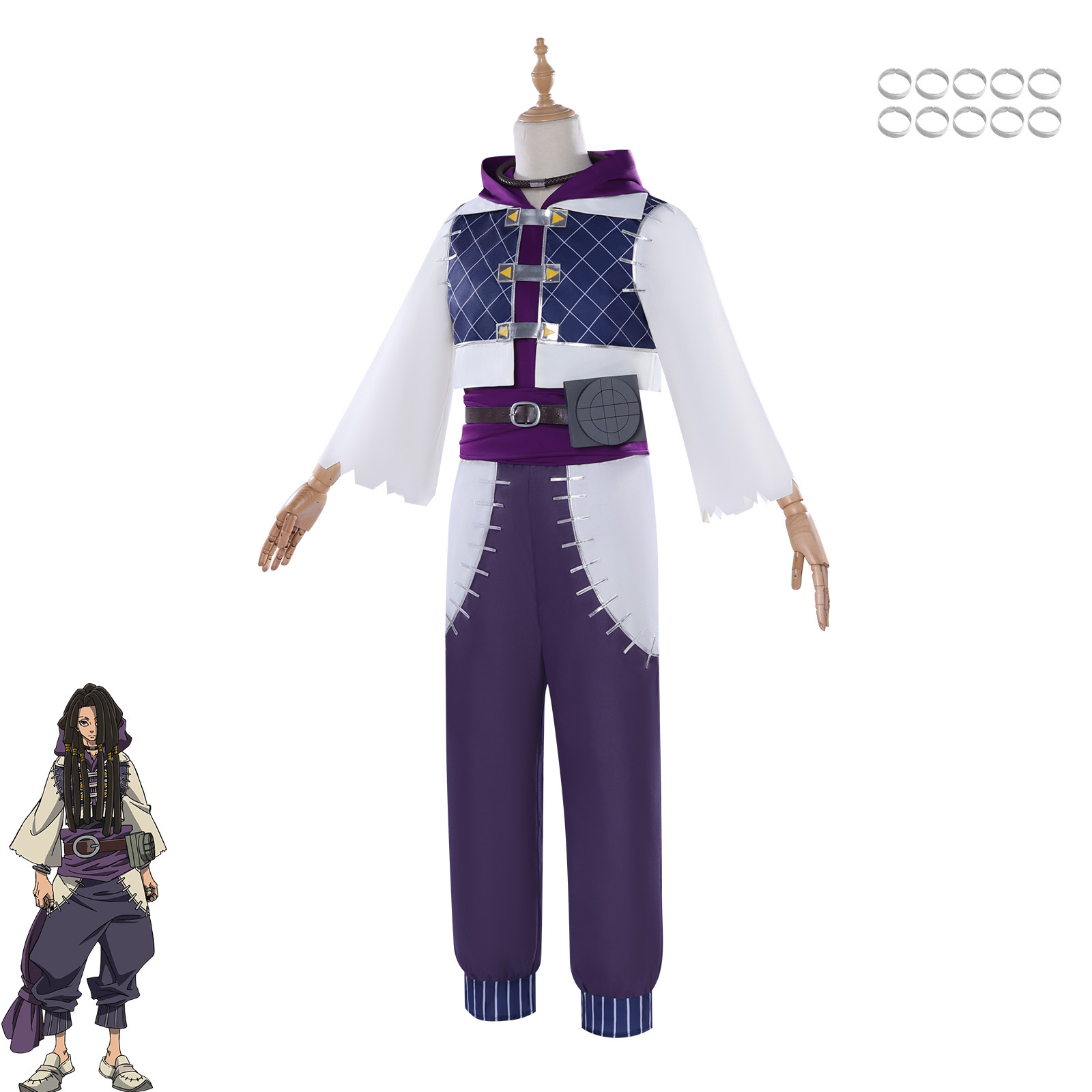 Jaba Cosplay Costume from Yomi - đánh giá và giá Anime Cosplay Outfits Male