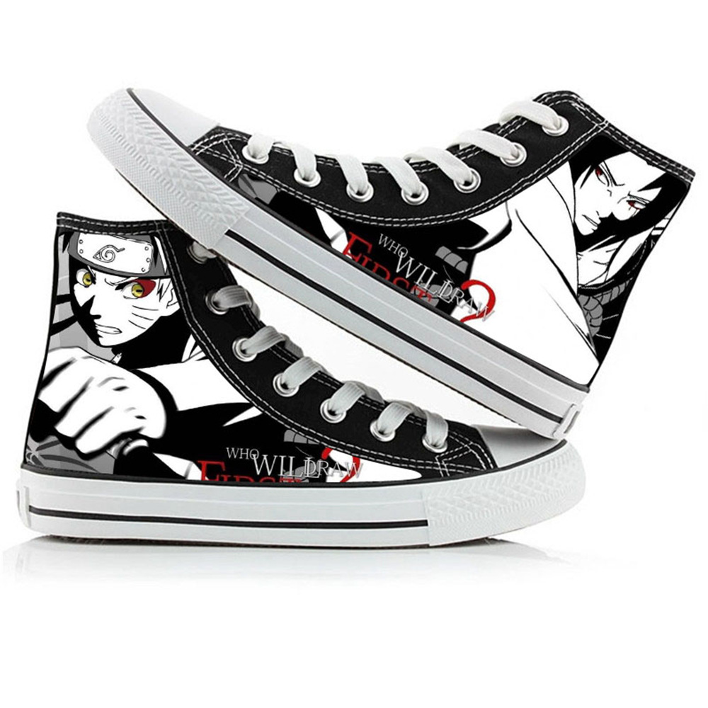 Naruto Uzumaki High-Top Canvas - đánh giá và giá Anime Cosplay Ideas For Couples