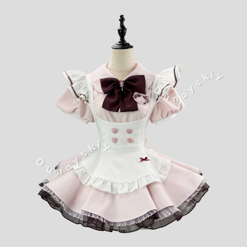 Sweet Lolita Maid Cosplay Dres - đánh giá và giá Anime Cosplay Plus Size