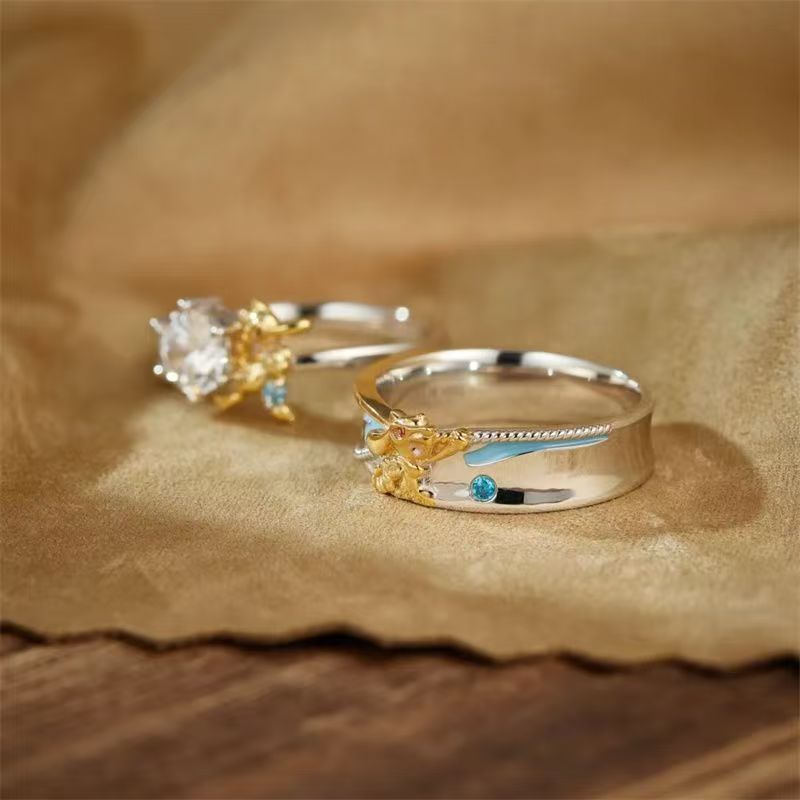 Pokémon Riolu Couple Rings - C - đánh giá và giá Anime Cosplay For Couples