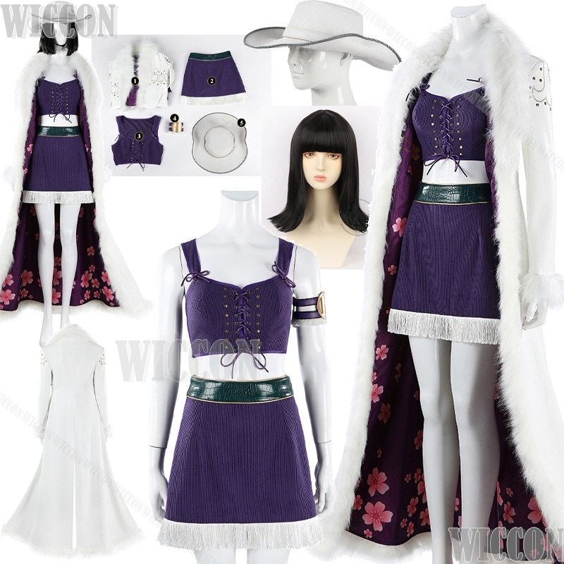 Nico Anime Movie Robin cosplay - đánh giá và giá Cosplay Anime Black Hair