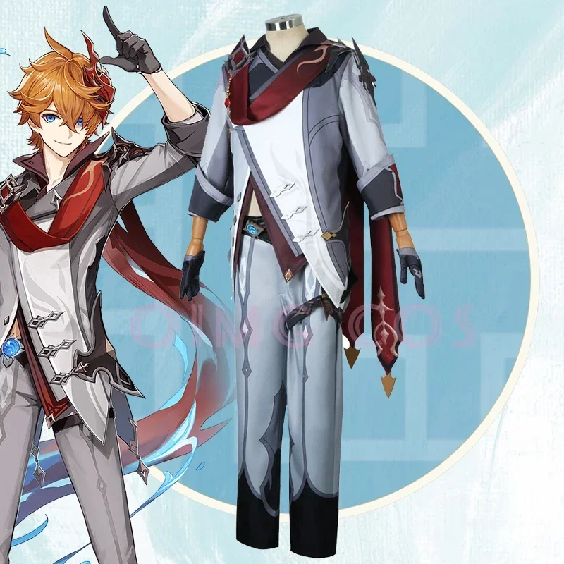 Genshin Impact Tartaglia Cospl - đánh giá và giá Anime Cosplay Jumpsuit