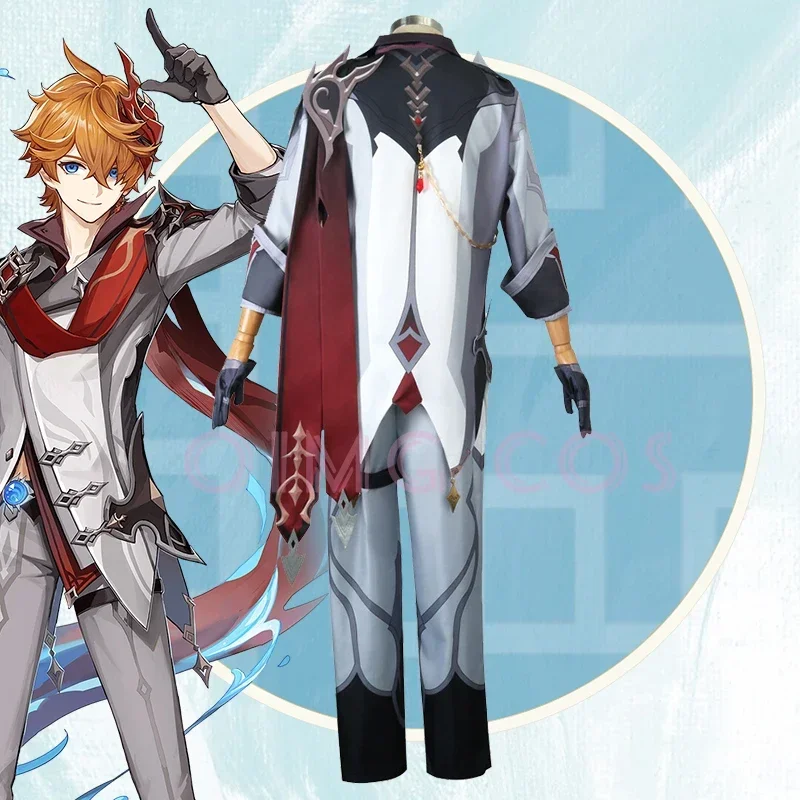 Genshin Impact Tartaglia Cospl - đánh giá và giá Anime Cosplay Jumpsuit