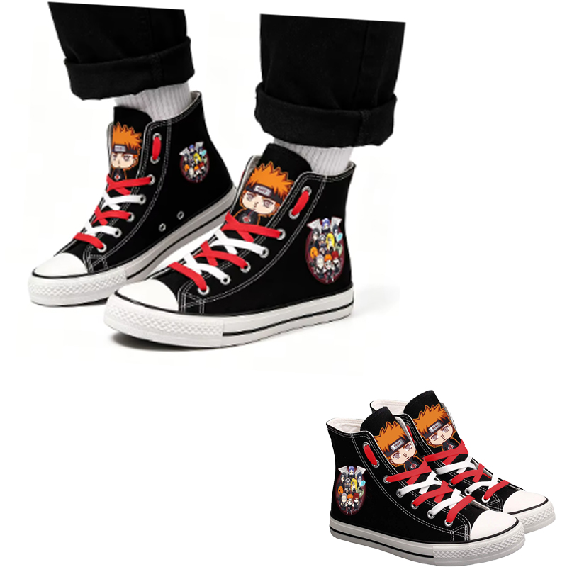 Naruto Uzumaki High-Top Canvas - đánh giá và giá Anime Cosplay Ideas For Couples