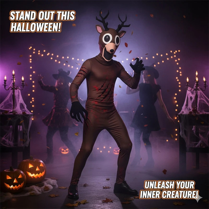 Scary Reindeer Costume for Kid - đánh giá và giá Anime Cosplay Outfit Ideas