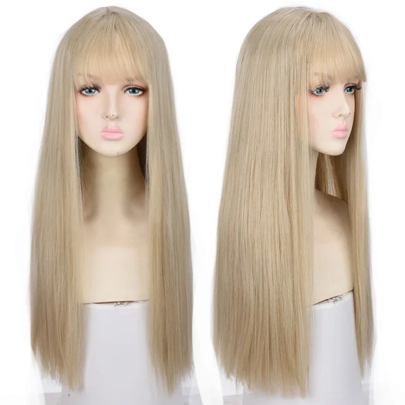 2026 Houyan synthetic long str - đánh giá và giá Cosplay Anime Black Hair