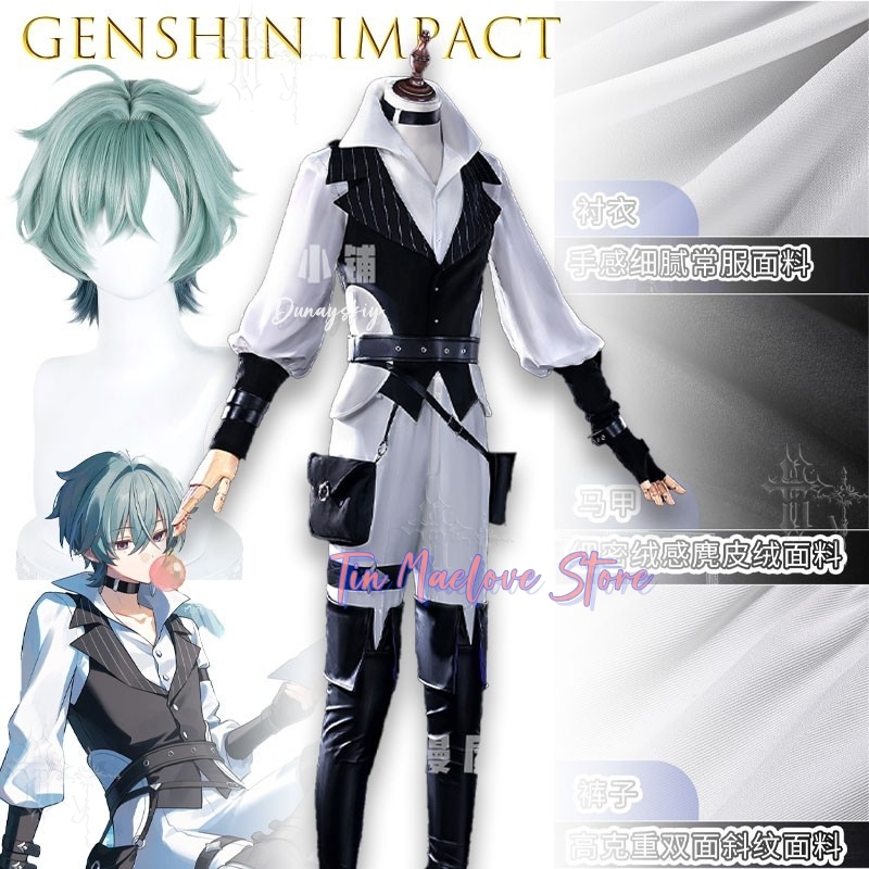 Game Character Full Outfit Gen - đánh giá và giá Anime Cosplay Outfits Male