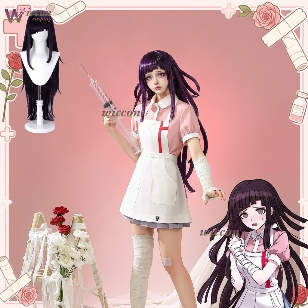 KospLAY Danganronpa Mikan Tsum - đánh giá và giá Anime Cosplay Nurse