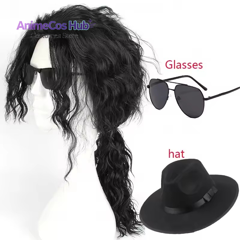 Anime Michael Jackson Cosplay  - đánh giá và giá Cosplay Anime Black Hair