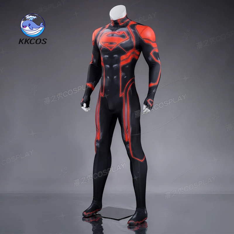 KKCos New 52 Superboy ‌Kon-El‌ - đánh giá và giá Anime Cosplay Outfits Male