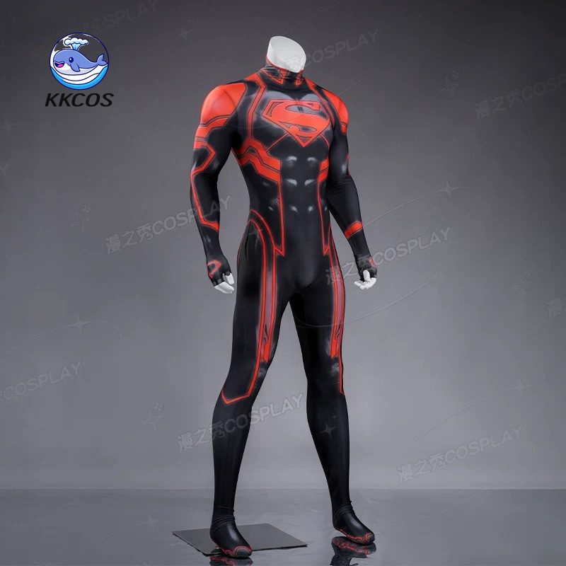 KKCos New 52 Superboy ‌Kon-El‌ - đánh giá và giá Anime Cosplay Outfits Male