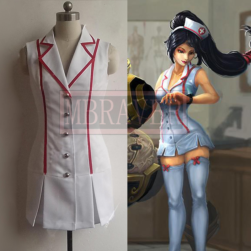 2025 Lol Akali Skin Nurse Hall - đánh giá và giá Anime Cosplay Nurse