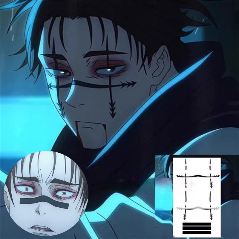 Choso Tattoo Sticker Anime Juj - đánh giá và giá Anime Cosplay Jujutsu Kaisen