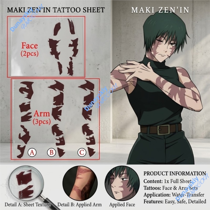 Anime Jujutsu Kaisen Zenin Mak - đánh giá và giá Anime Cosplay Jujutsu Kaisen