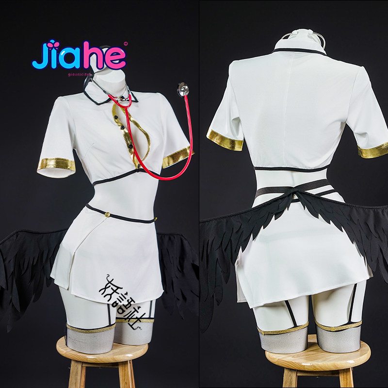 Anime Overlord albedo Cosplay  - đánh giá và giá Anime Cosplay Nurse