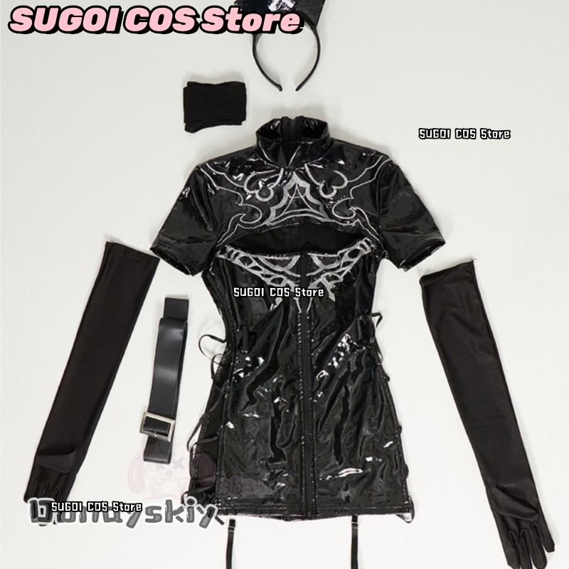 SUGOI@NieRut omata 2B Gothic N - đánh giá và giá Anime Cosplay Nurse