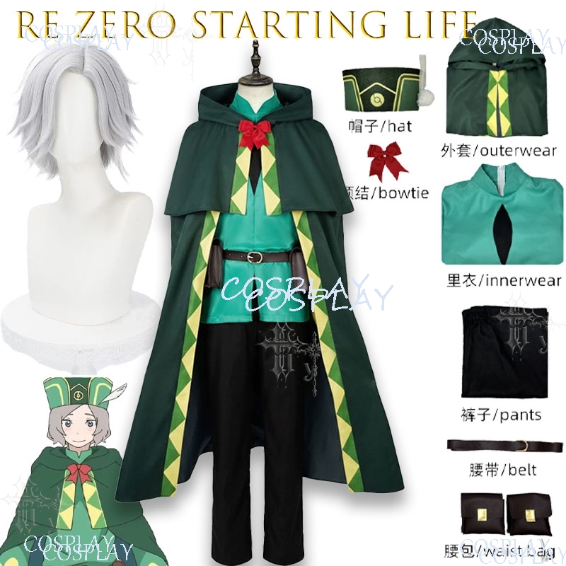 Re Zero Otto Suwen Cos Cloak S - đánh giá và giá Anime Cosplay Outfits Male